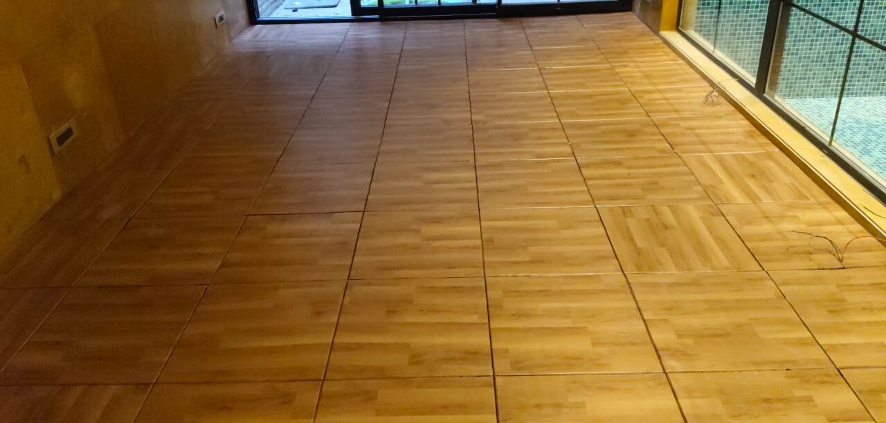 wooden laminate tile